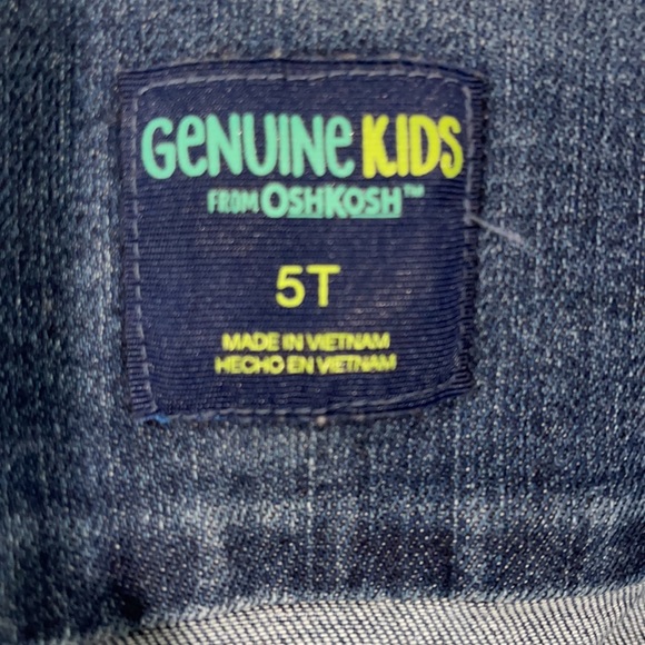 OshKoshGenuine Kids Jean Jacket Size 5T - Picture 3 of 8
